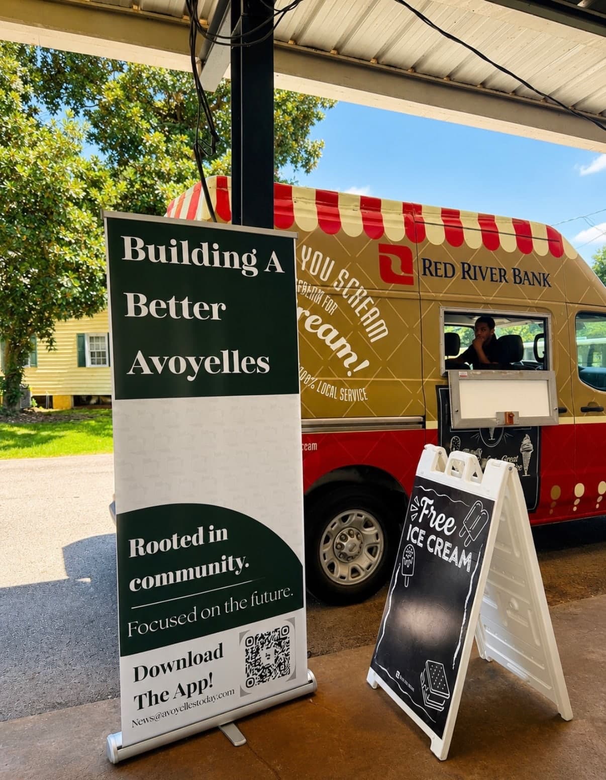Building a Better Avoyelles display at a local community event